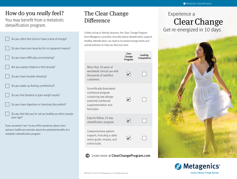 Clear Change Patient Brochu